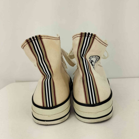 バーバリーブラックレーベル BURBERRY BLACK LABEL キャンバスハイカットスニーカー メンズ JPN:1
