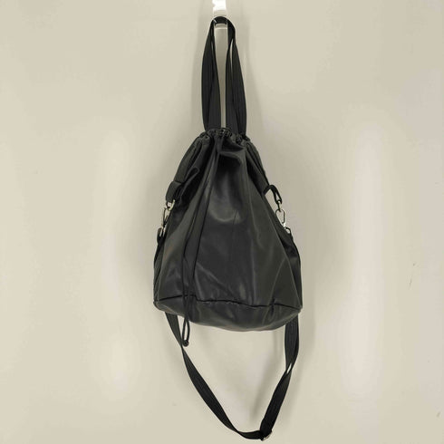 メゾンスペシャル MAISON SPECIAL Vegan Leather Effect Shoulder Drawstring Bag メンズ