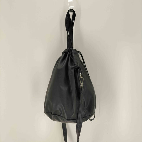 メゾンスペシャル MAISON SPECIAL Vegan Leather Effect Shoulder Drawstring Bag メンズ