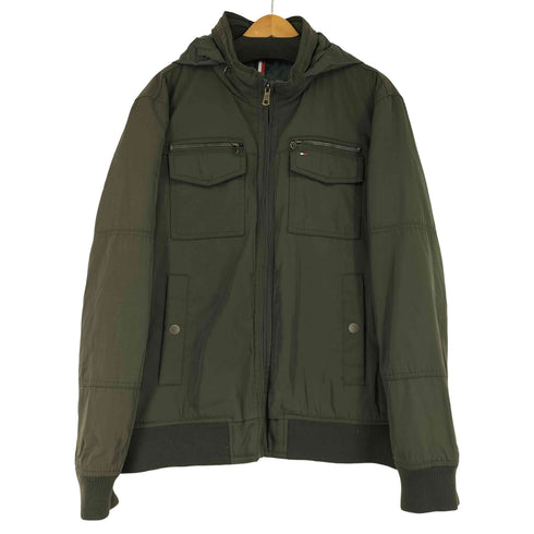 トミーヒルフィガー TOMMY HILFIGER ナイロンフーデッドジャケット メンズ JPN:XL