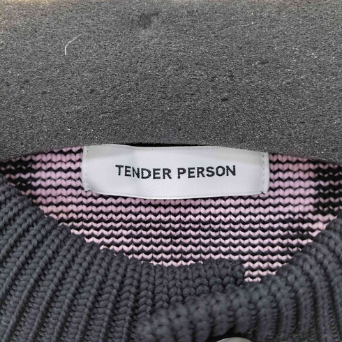 テンダーパーソン TENDER PERSON FLAG CHECK KNIT CARDIGAN レディース 00