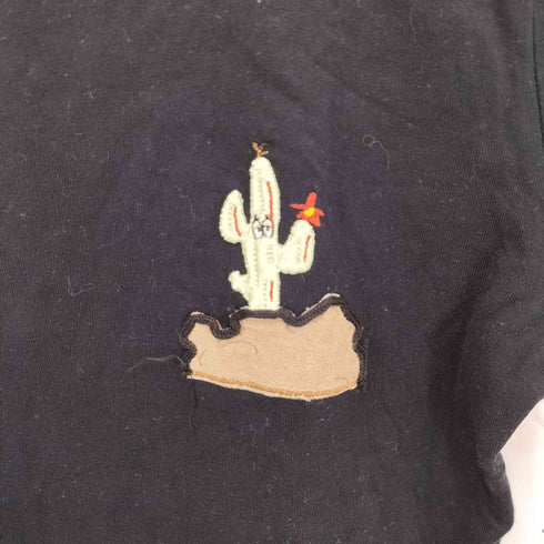 ティーモダンストリートウエア TTT_MSW サボテン刺繍 Tシャツ レディース