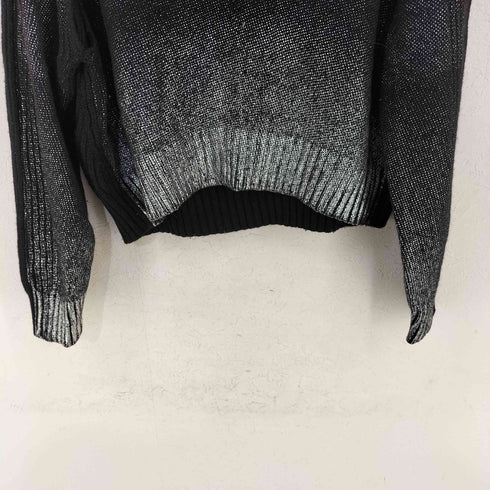 ディーゼル DIESEL M-FOLLY-A メタリックローゲージニットトップス レディース M