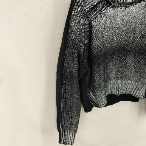 ディーゼル DIESEL M-FOLLY-A メタリックローゲージニットトップス レディース M
