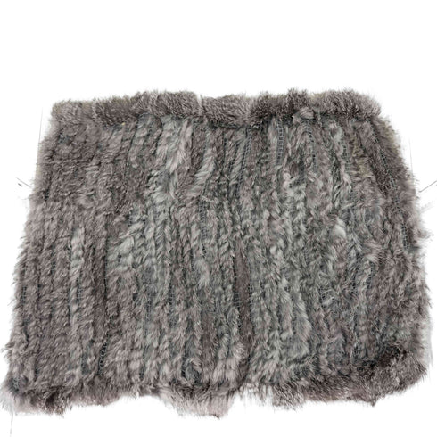 イヴサロモン YVES SALOMON ラビットファー スヌード レディース FREE