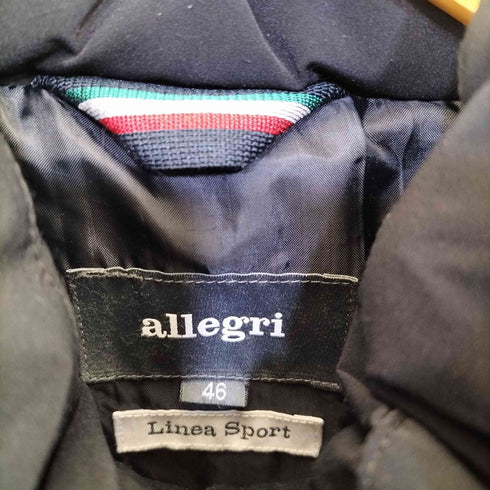 アレグリ allegri ラクーンファーダウンジャケット メンズ EUR:46