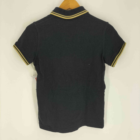 フレッドペリー FRED PERRY 英国製 ロゴ 刺繍 S/S ポロシャツ レディース UK:10