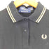 フレッドペリー FRED PERRY 英国製 ロゴ 刺繍 S/S ポロシャツ レディース UK:10