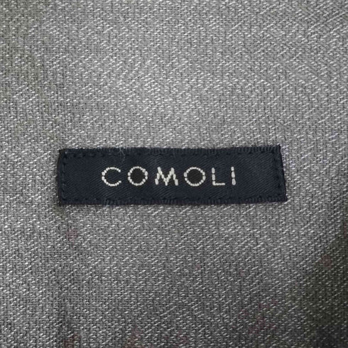 コモリ COMOLI ヨリ杢 オープンカラーシャツ メンズ JPN:3
