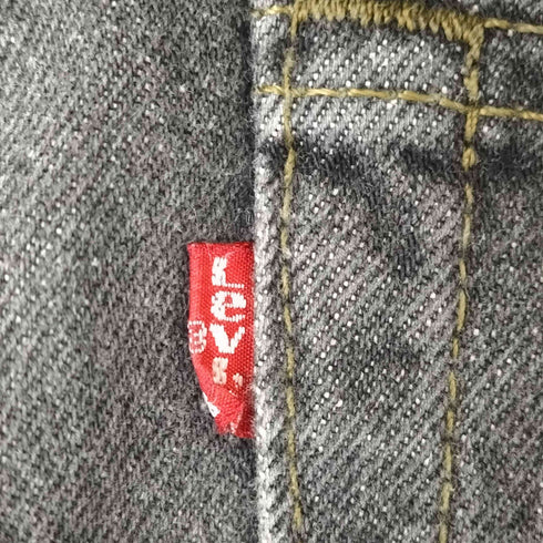 リーバイス Levis 90S USA製 先染めブラック 501 ボタン裏524 メンズ W29