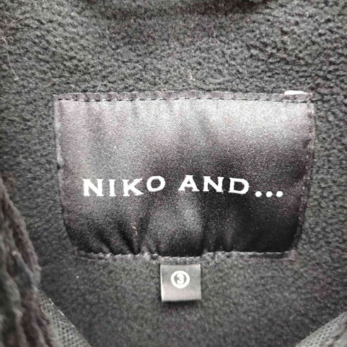 ニコアンド niko and... 21AW 裏地フリース コーデュロイ ハンティング 中綿 ジャケット レディース JPN:3