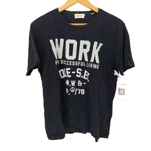 ディーゼル DIESEL WORK FOR SUCCESFUL LIVING Tシャツ メンズ import:L
