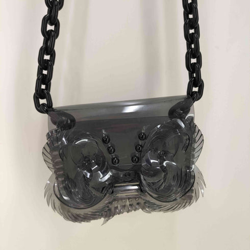 マメクロゴウチ Mame Kurogouchi Transparent Sculptural Mini Chain Bag PVC チェーン ハンド ミニ ショルダー バッグ レディース