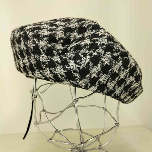 リリーブラウン Lily Brown Beret MIX チェック ベレー 帽子 レディース ONE SIZE