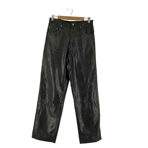 BC ETHIC PUレザー ストレートパンツ メンズ 30