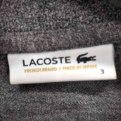 ラコステ LACOSTE ロゴワッペンポロシャツ メンズ JPN:3