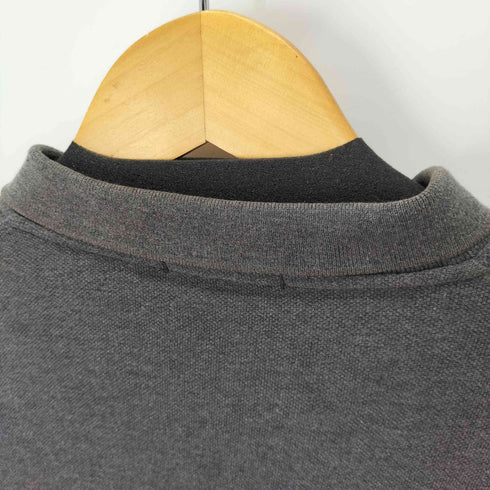 バーバリーブラックレーベル BURBERRY BLACK LABEL ロゴ刺繍 ショルダーワッペンポロシャツ メンズ JPN:3