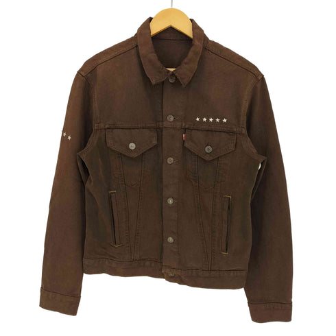 リーバイス Levis 90s 4th ボタン裏523 スタースタッズ 後染め デニムジャケット メンズ