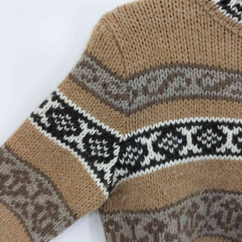 マックスマーラウィークエンド MAX MARA WEEKEND MADE IN ITALY アルパカウール ノルディック柄ニット レディース import:M