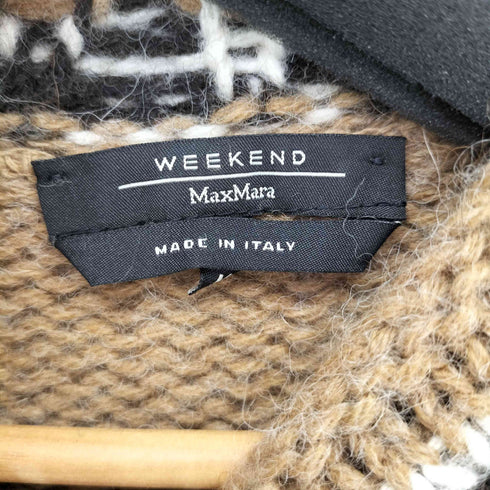 マックスマーラウィークエンド MAX MARA WEEKEND MADE IN ITALY アルパカウール ノルディック柄ニット レディース import:M
