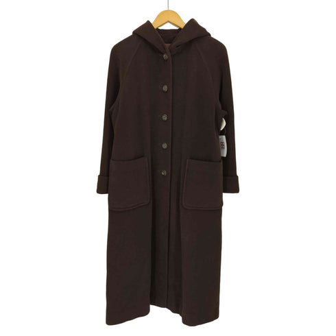BLULY tokyo style フーデット ウールロングコート レディース