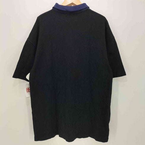 ラフシモンズ RAF SIMONS 刺繍デザイン鹿の子ポロシャツ メンズ 42