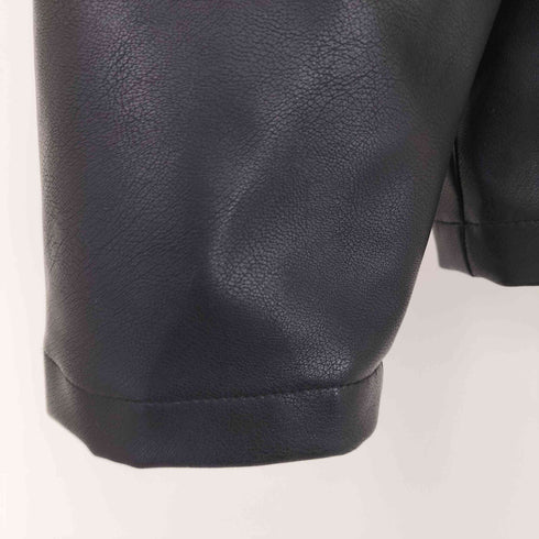 WONDER WONDER Synthetic Leather Lose Jacket シンセティック レザー ルーズ ジャケット フェイクレザー メンズ JPN:M