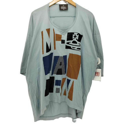 ヴィヴィアンウエストウッドマン Vivienne Westwood MAN 総柄プリントオーバーサイズ オーブ S/S TEE メンズ F