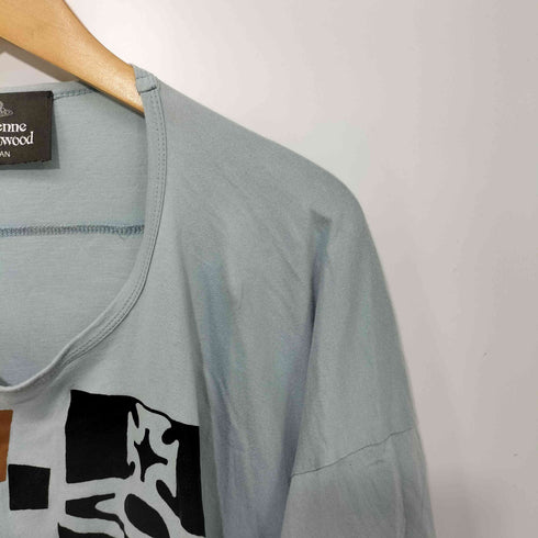 ヴィヴィアンウエストウッドマン Vivienne Westwood MAN 総柄プリントオーバーサイズ オーブ S/S TEE メンズ F