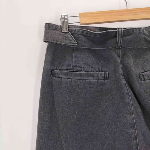 Bleme ベルテッドデニム ワイドスラックス デニムパンツ メンズ JPN:XL