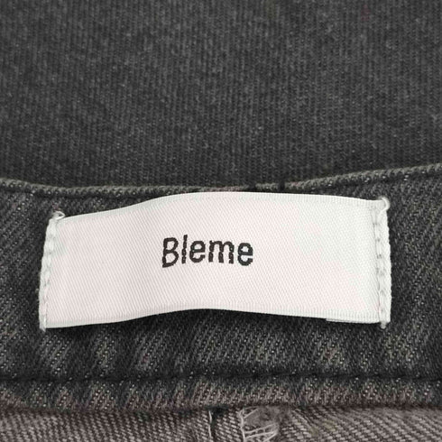 Bleme ベルテッドデニム ワイドスラックス デニムパンツ メンズ JPN:XL