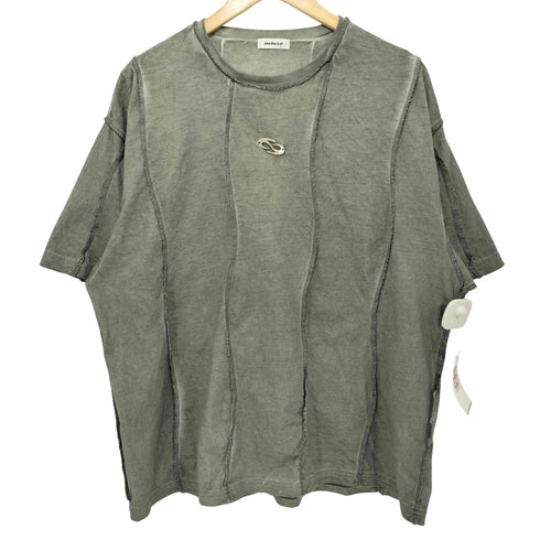 セダクル sedacle ブランドロゴプレート インサイドアウト ラインデザイン ショートスリーブクルーネックTシャツ メンズ JPN:M
