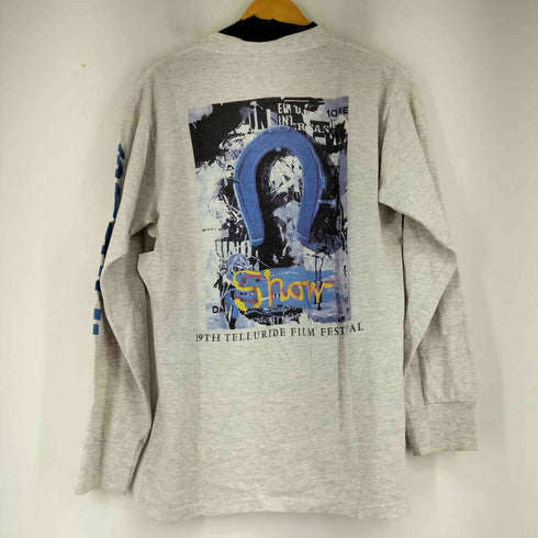 オニータ ONEITA バックプリント L/S クルーネック Tシャツ メンズ JPN:L