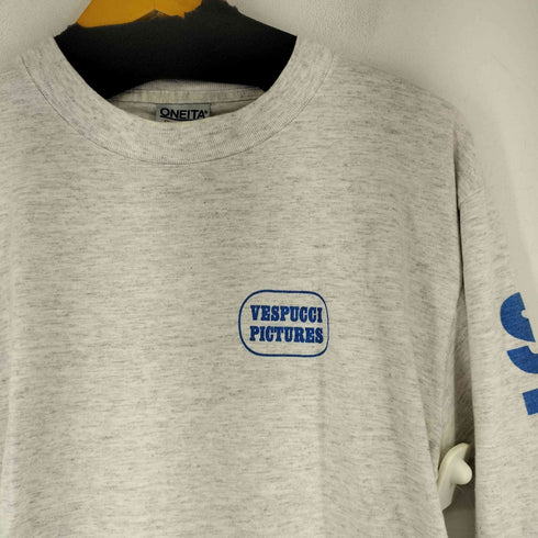 オニータ ONEITA バックプリント L/S クルーネック Tシャツ メンズ JPN:L