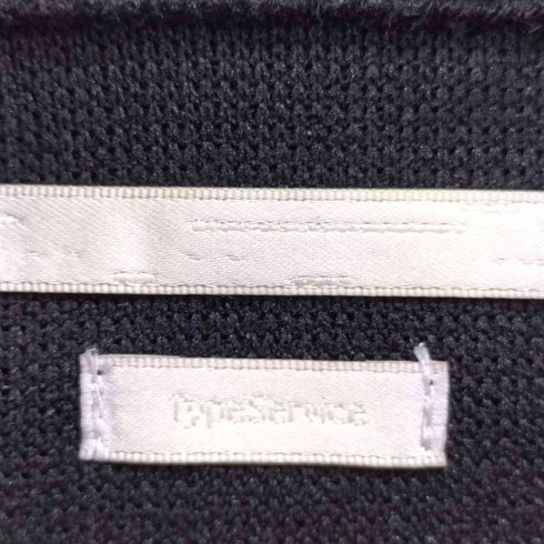 TYPE SERVICE Knitted Side Slit Hoodie レディース