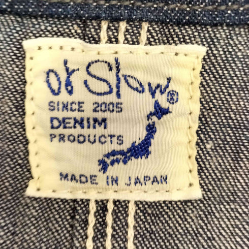 オアスロウ orSlow ノーカラーデニムカバーオール メンズ