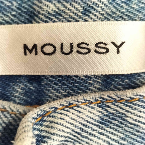 マウジー moussy ダメージ加工 デニムパンツ レディース