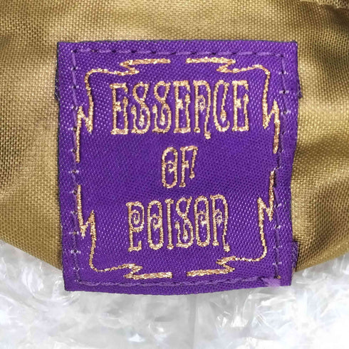 ESSENCE OF POISON ウサギ アニマルチャーム フラワーパッチ 2WAY キャンバス ショルダー トートバッグ レディース