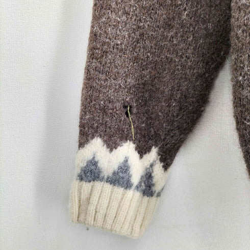 80S 英国製 Paul James Pure Wool ノルディック柄 セーター メンズ import:M