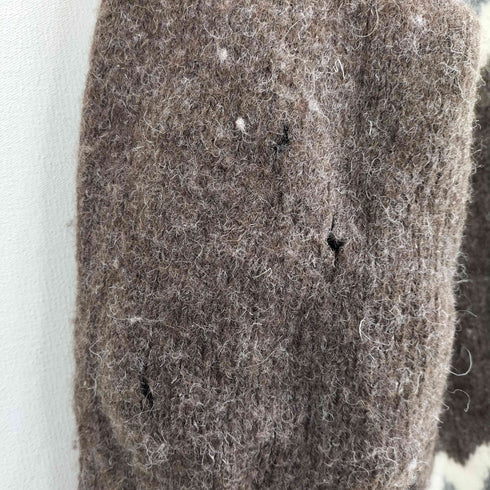 80S 英国製 Paul James Pure Wool ノルディック柄 セーター メンズ import:M