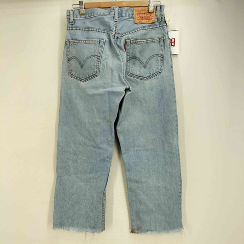 リーバイス Levis 90S エジプト製 REGULAR FIT ボタン裏436 刻印 505 ストレート デニムパンツ カットオフ メンズ W30L34
