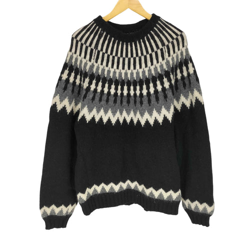 ビームス BEAMS 総柄クルーネックニット メンズ JPN:M