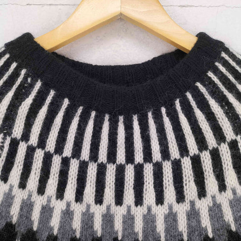 ビームス BEAMS 総柄クルーネックニット メンズ JPN:M