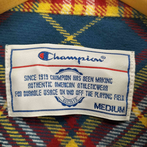 チャンピオン Champion ロゴ刺繍ネルシャツ メンズ JPN:M