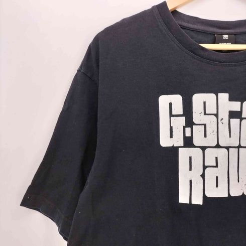 ジースターロー G-STAR RAW ロゴプリント S/S Tシャツ メンズ import:XL
