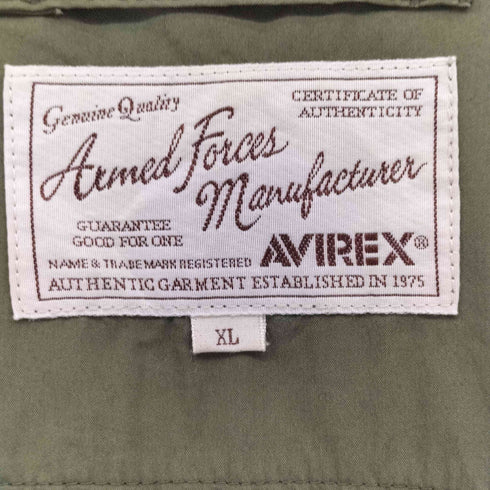 アヴィレックス AVIREX NAVAL DECK VEST ネーヴァル デッキ ベスト メンズ import:XL