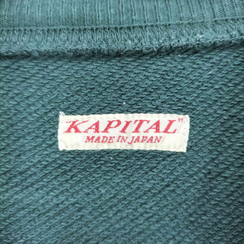 キャピタル KAPITAL 裏毛ラグランモックネックスウェット メンズ JPN:3
