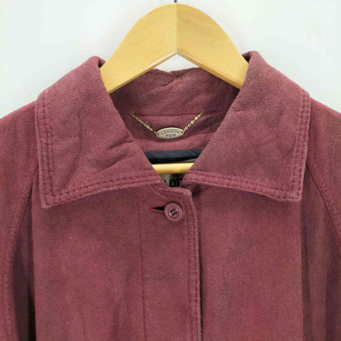 ロンドンフォグ LONDON FOG アマーラ フェイクレザーステンカラーコート レディース JPN:XL