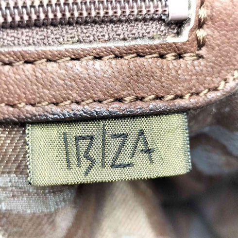 イビザ IBIZA タッセル レザー ミニ ボストンバッグ レディース