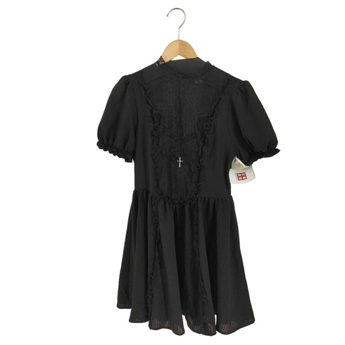 DARK IN LOVE Gothic lolita tulle chest doll dress レディース